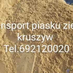 Sprzedaż piasek płukany i kopany Rzeszów Kresne Malawa Strażów Palikówka Łąka