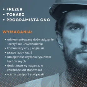 Programista CNC - Holandia