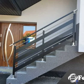 Fello Balustrada balkonowa Fello Diverse aluminium balkon taras barierka