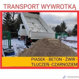 Sprzedaż transport wywrotka usługi transportowe piasek kruszywa żwir Rzeszów Swilcza