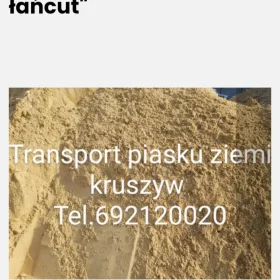 Usługi transportowe nała wywrotka piasek źwir kamień kruszywa budowlane tel 692120020 Rzeszòw Podkarpackie 